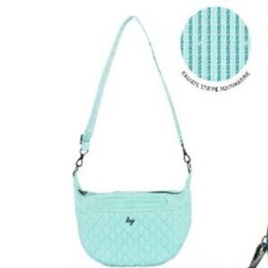 New (without tags) Lug Bolero Matte Luxe VL Crossbody Bag In Aquamarine